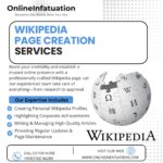 Wikipedia page creation services