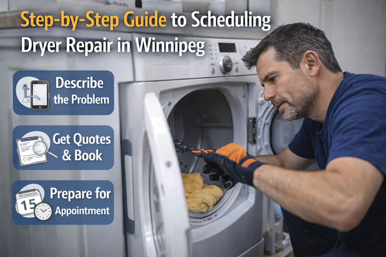 Step-by-Step Guide to Scheduling Dryer Repair in Winnipeg