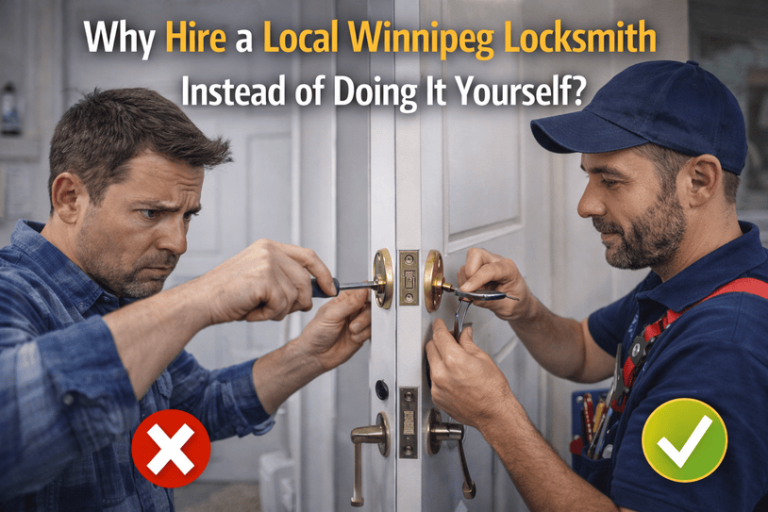 Why Hire a Local Winnipeg Locksmith Instead of Doing It Yourself
